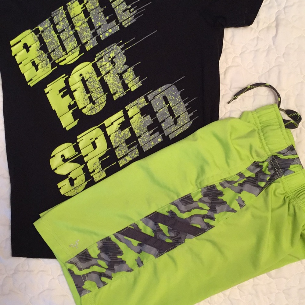 Boys Gymgo Shorts/Tee Set
